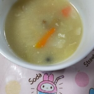 豆腐とストック野菜の味噌汁